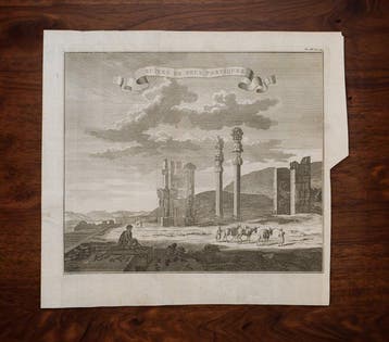 Persia - Persepolis; Jan Punt - Ruines de deux portiques -, Nieuw