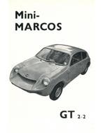 1969 MINI MARCOS GT 2+2 ACCESSOIRES BROCHURE ENGELS, Nieuw