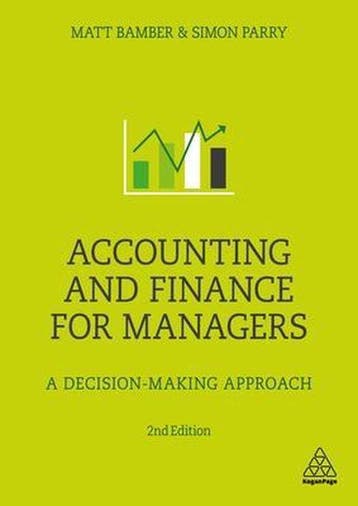 Accounting and Finance for Managers 9780749481148, Verzenden, Matt Bamber