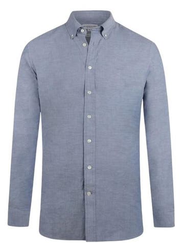 2dekans | McGregor Stretch Oxford Overhemd Heren – Navy –, Ophalen of Verzenden