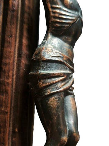 Antiek Crucifix - Metaal - Oratoria 50cm