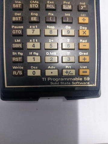 Texas Instruments, TI-59 - Rekenmachine - 1980-1990