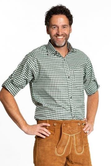 Oktoberfest Blouse Heren Groen, Verzenden, Nieuw