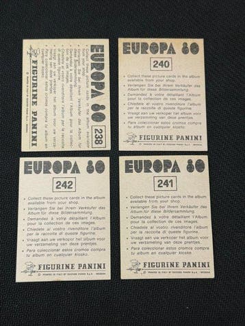 1980 Panini Europa 80 Team Portugal Sticker - Presque, Collections