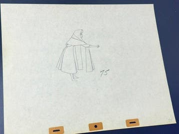 Walt Disney - Briar Rose Animatietekening - Sleeping Beauty