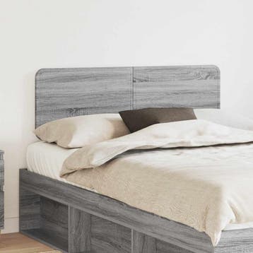 vidaXL Hoofdbord Grijs Sonoma Bewerkt hout, Verzenden, Nieuw