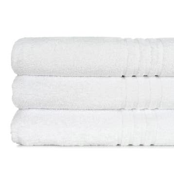 Serviette de Sauna Blanc 100x150cm - Treb Bed & Bath, Maison & Meubles, Verzenden