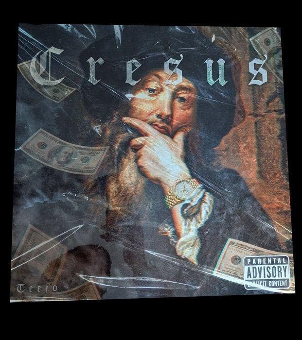 Teejo (1992) - CRESUS - Dibond acrylique brillant - 40x40cm, Antiquités & Art, Art | Objets design