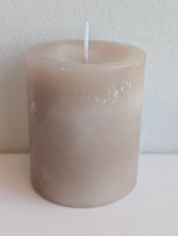 Trendkaars Kaars Zelfdovend Sahara Zand 70x60 mm per stuk