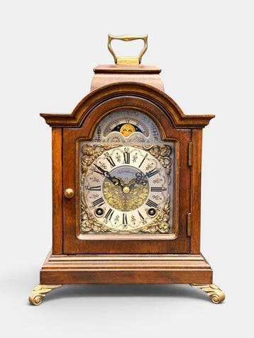 Horloge - Warmink WUBA Moon Phase Mantel Clock (Fully, Antiek en Kunst