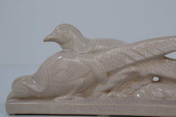 Fontinelle - Statue, Fazantenpaar - 14 cm - Faïence