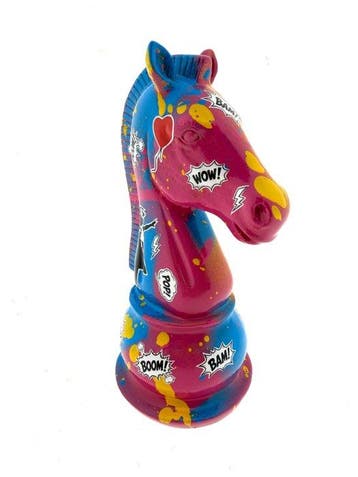 Koen Betjes (1992) - Knight Chess Street Piece (Banksy