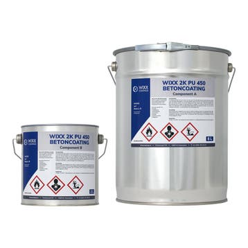 Wixx 2K PU 450 Betoncoating RAL 6024 | Verkeersgroen 5L, Verzenden