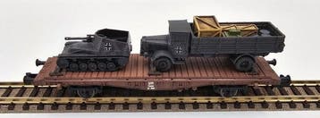 Fleischmann N - Modeltrein goederenwagon (1) - Met de hand, Nieuw