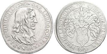 60 Kreuzer (gulden) 1662 Pfalz-kurlinie Karl Ludwig 1648-..., Verzenden