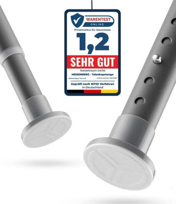 Tringle telescopique 210-260 cm gris - Seconde chance -31%, Verzenden