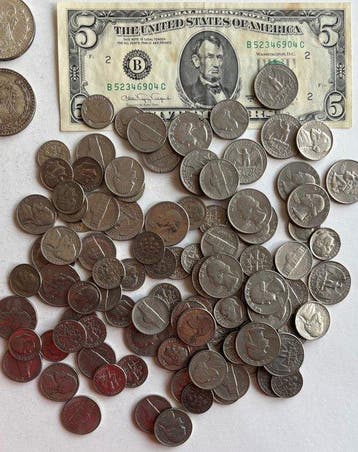 États-Unis, Canada, Mexique. Collection of coins incl.