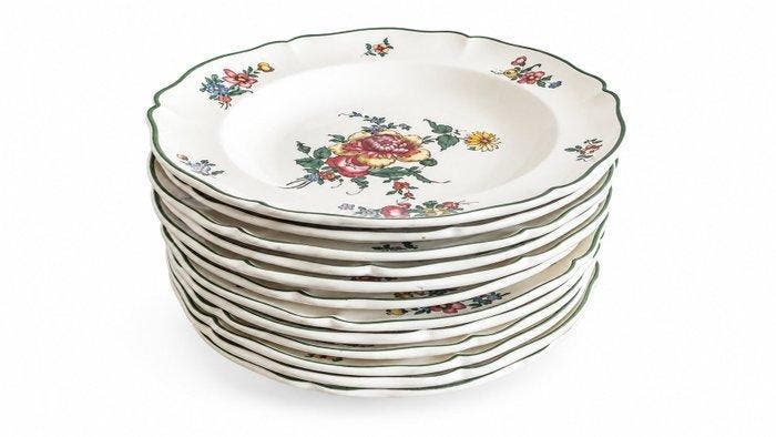Villeroy & Boch - Tafelservies voor 12 (12) - METTLACH -, Antiek en Kunst, Antiek | Meubels | Tafels
