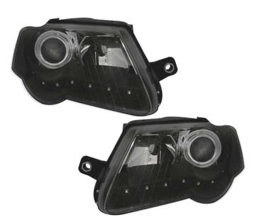 PHARES POUR VOLKSWAGEN VW PASSAT 3C 05-10 DAYLIGHT FOND NOIR, Verzenden