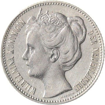 Nederland. Wilhelmina. 1/2 Gulden 1907 KWALITEIT (Zonder, Timbres & Monnaies