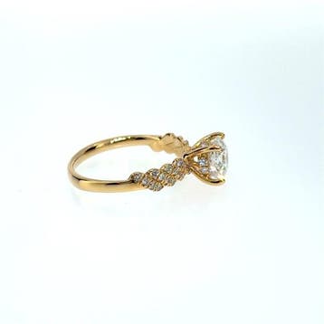 Ring - 18 karaat Geel goud - 2.01ct. tw. Diamant (Lab-grown), Nieuw