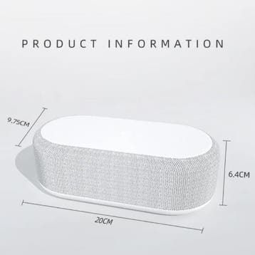 Draadloze Oplader Klok - LED Verlichting Wekker Temperatuur, Télécoms, Verzenden