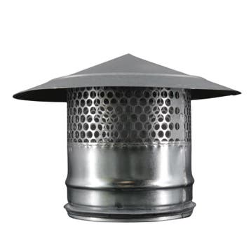 Regenhoed - Ø 150mm - met gaas SAFE, Verzenden