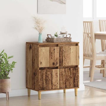 vidaXL Dressoir Oud Hout 60 x 35 x 70 cm Bewerkt hout, Verzenden, Nieuw