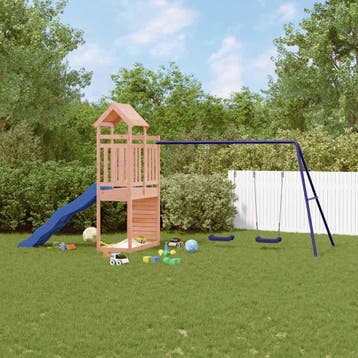 vidaXL Speelhuis massief douglashout, Enfants & Bébés, Jouets | Extérieur | Aires de jeux, Verzenden