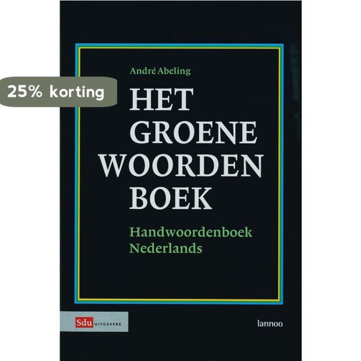 Het groene woordenboek 9789012108577 A. Abeling, Boeken, Woordenboeken, Gelezen, Verzenden