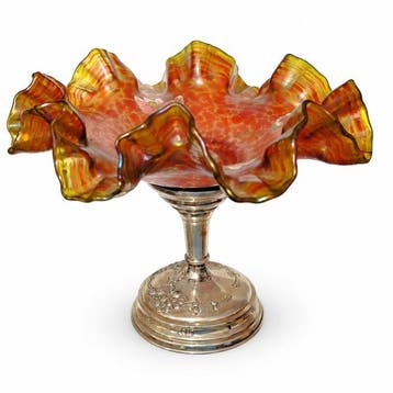 Tafelmiddenstuk - Zilver, Glas, Antiek en Kunst