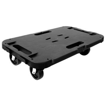 vidaXL Transporttrolley 300 kg polypropeen zwart, Verzenden, Nieuw
