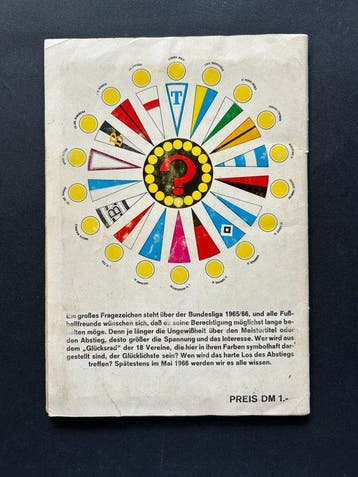 Sicker Verlag Die Fussball Saison 1965-66 Compleet album -