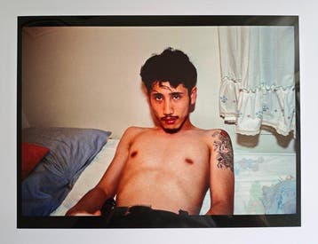Nan Goldin (1953- ) - Kee in bed - E. Hampton, N.Y. - 1988