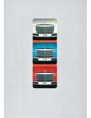 1974 MERCEDES BENZ E KLASSE BROCHURE NEDERLANDS, Ophalen of Verzenden