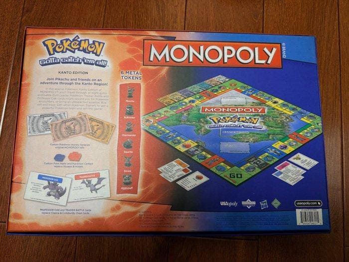 Jeu de société - Monopoly Pokémon Kanto Edition - Plastique, Antiek en Kunst, Antiek | Overige Antiek