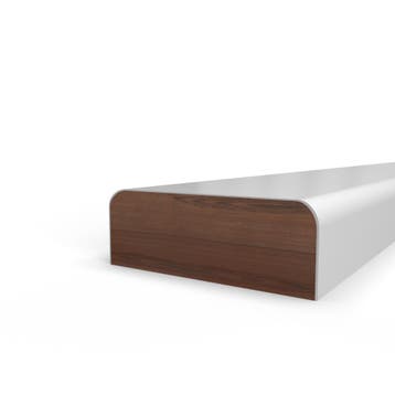 Opdek Glaslat 12x33 -3000 mm, Verzenden, Nieuw
