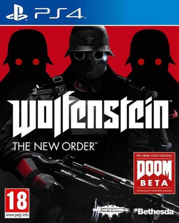 Wolfenstein the New Order (PS4 Games), Games en Spelcomputers, Ophalen of Verzenden, Zo goed als nieuw