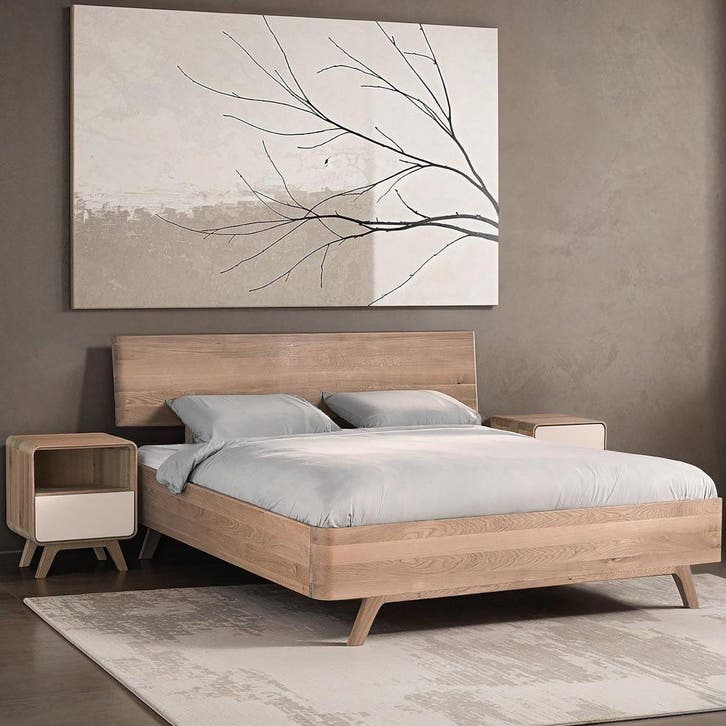 Van Os Ledikant Avolo - 200 x 220, Huis en Inrichting, Slaapkamer | Bedden