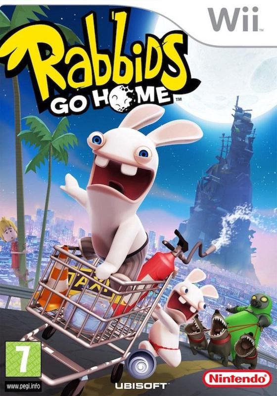 Rabbids Go Home (Wii Games), Games en Spelcomputers, Games | Nintendo Wii, Zo goed als nieuw, Ophalen of Verzenden