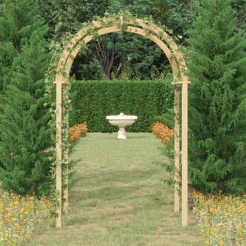 vidaXL Boog 141x97x243 cm geïmpregneerd massief grenenhout, Verzenden
