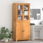 vidaXL Opslag Meubel Set 2 pcs Naturel Engineered wood en, Verzenden, Nieuw