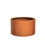 Cortenstaal plantenbak Ø100x60cm - Met bodem, Tuin en Terras, 100 cm of meer, Rond, Nieuw, Metaal