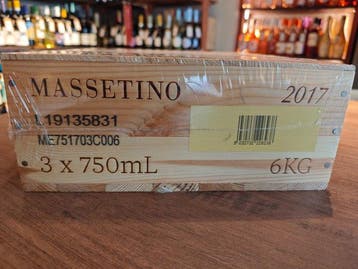 2017 Massetino - Bolgheri - 3 Flessen (0.75 liter), Nieuw