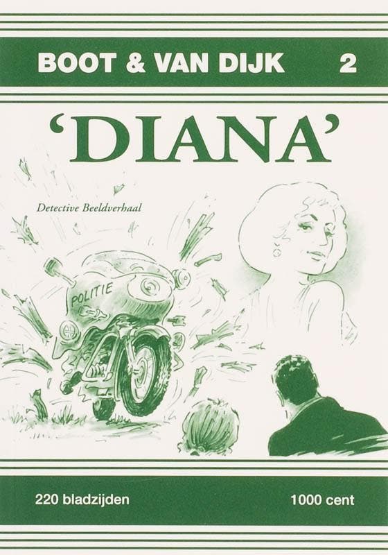 Diana / Boot & Van Dijk / 2 9789077219133 K. Sparreboom, Livres, BD, Envoi