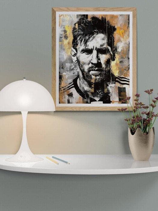 I_KONIQ - Golden Messi street art, Verzamelen, Overige Verzamelen