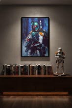 Star Wars-saga - Boba Fett - Mandalorian by Fransman ART, Verzamelen, Nieuw