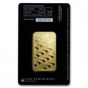 1 Troy Ounce - Or .999 - The Perth Mint, 1 oz .9999 Fine, Timbres & Monnaies, Métaux nobles & Lingots