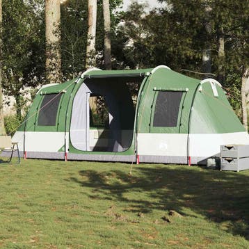 vidaXL Tunneltent 4-persoons waterdicht groen, Caravans en Kamperen, Verzenden, Nieuw