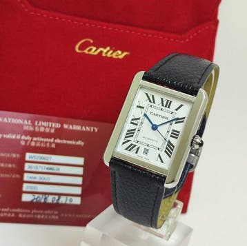 Cartier - Tank Solo XL Automatic - Ref. 3515 - Heren - 2018, Nieuw